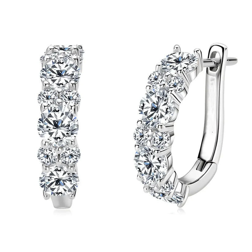Moissanite-style Earrings