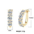 Moissanite-style Earrings