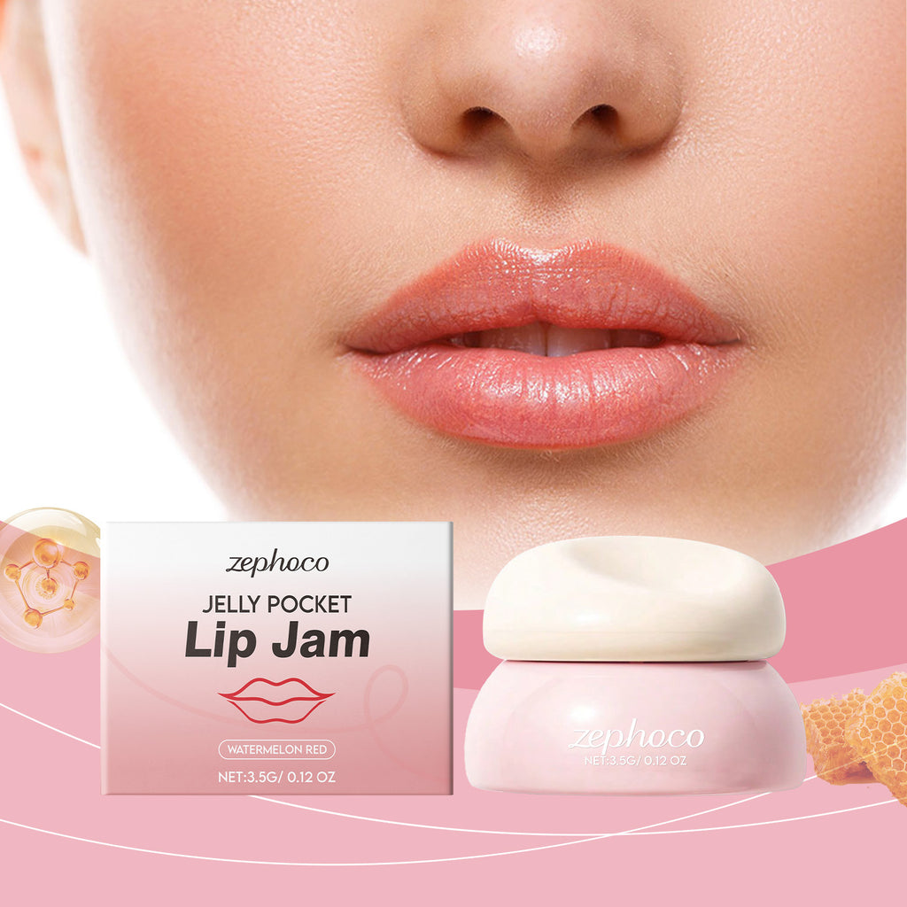 Watermelon Red Jelly Hydrating Moisturizing Lip Balm Nourishes Lips Improves Dryness Moisturizing Care Lip Balm