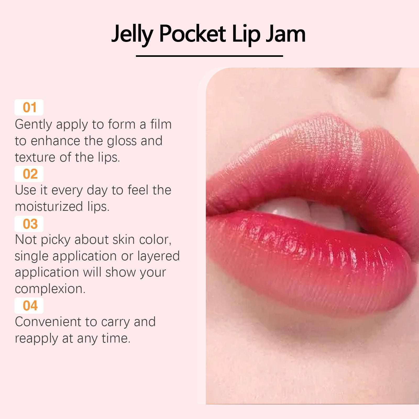 Watermelon Red Jelly Hydrating Moisturizing Lip Balm Nourishes Lips Improves Dryness Moisturizing Care Lip Balm