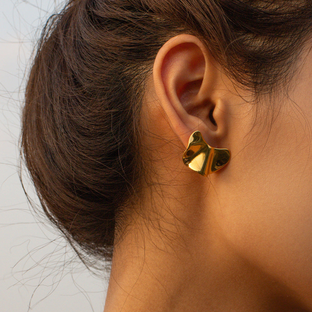 Gold Plated Geometric Earrings