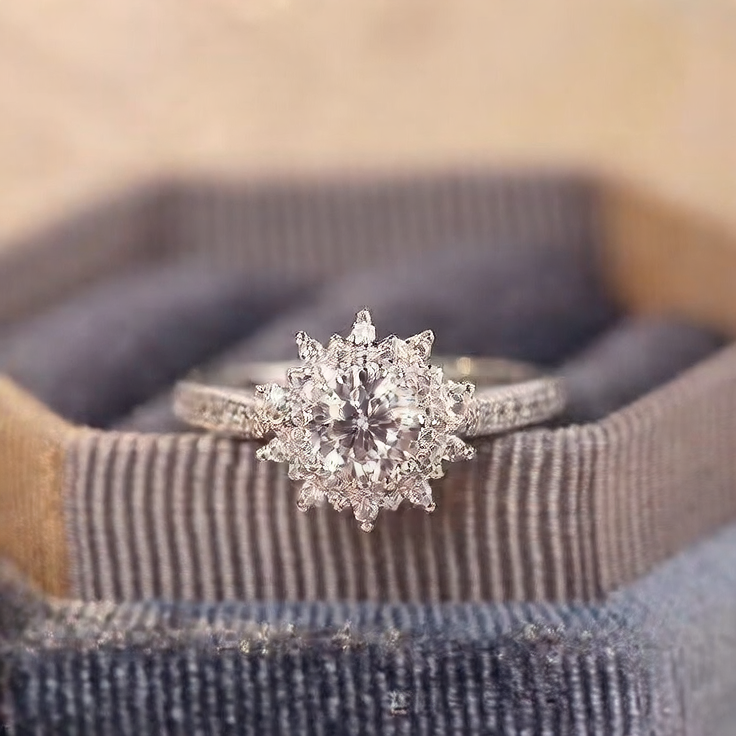 Adjustable Zirconia Wedding Ring