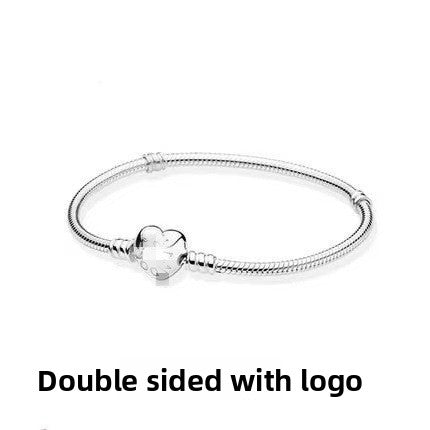 Pandora Style Snake Bone Chain Bracelet