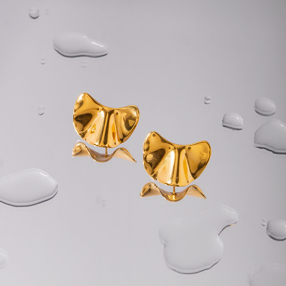 Gold Plated Geometric Earrings