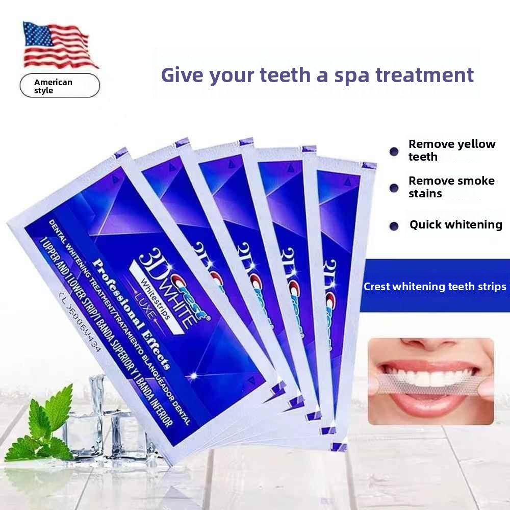 5 Pouches/10 White Strips 3D Whitestrips Teeth Whitening