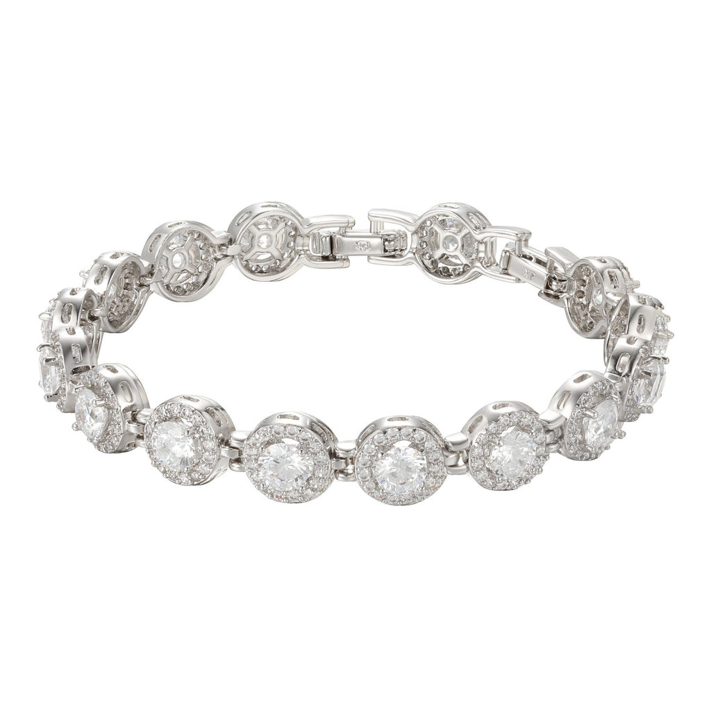 Light luxury sparkling alloy bracelet