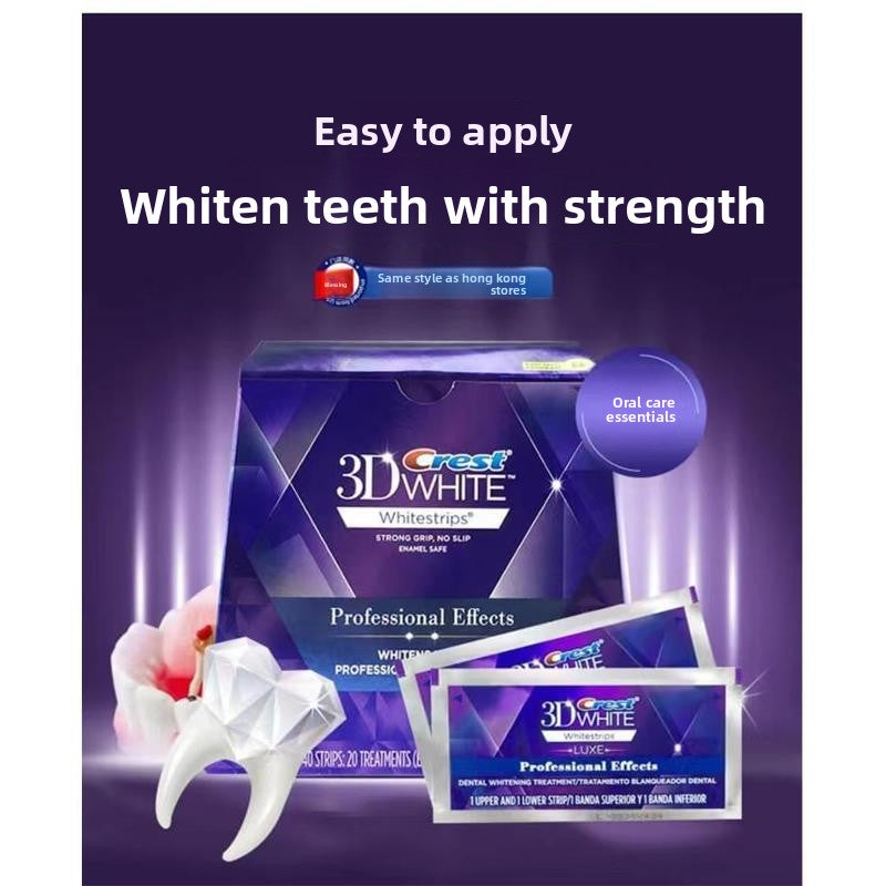 5 Pouches/10 White Strips 3D Whitestrips Teeth Whitening