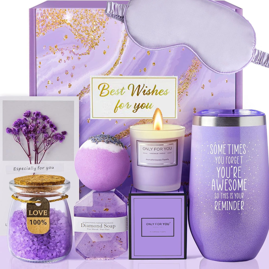Pink and Purple Spa Gift Box Set